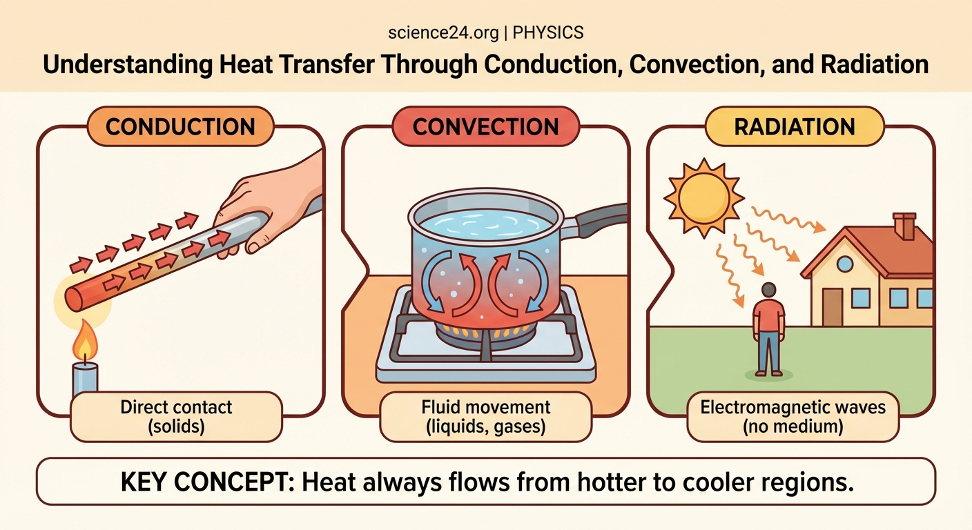 Understanding Heat Transfer Through Conduction, Convection, and Radiation - Illustration 2