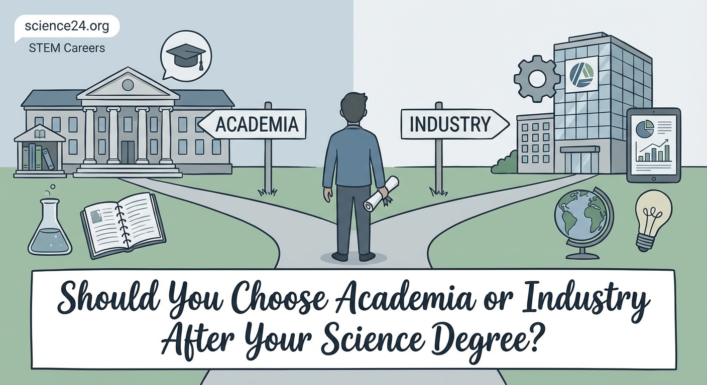Should You Choose Academia or Industry After Your Science Degree? - Illustration 1