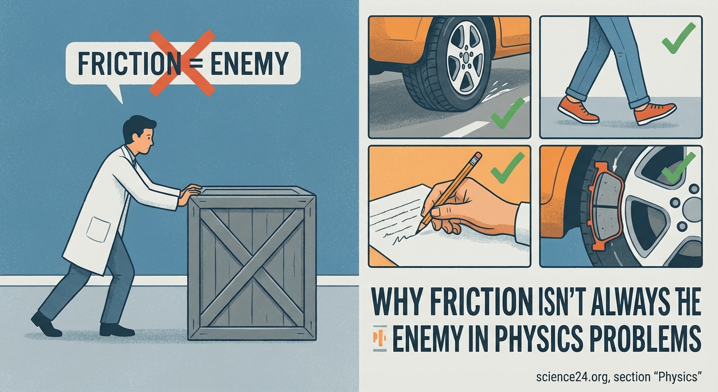 Why Friction Isn't Always the Enemy in Physics Problems - Illustration 1