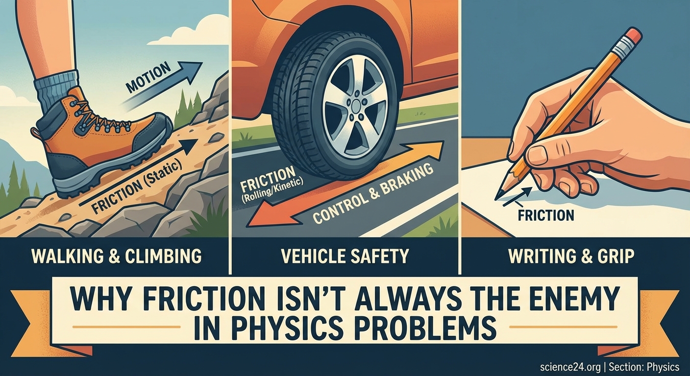 Why Friction Isn't Always the Enemy in Physics Problems - Illustration 2