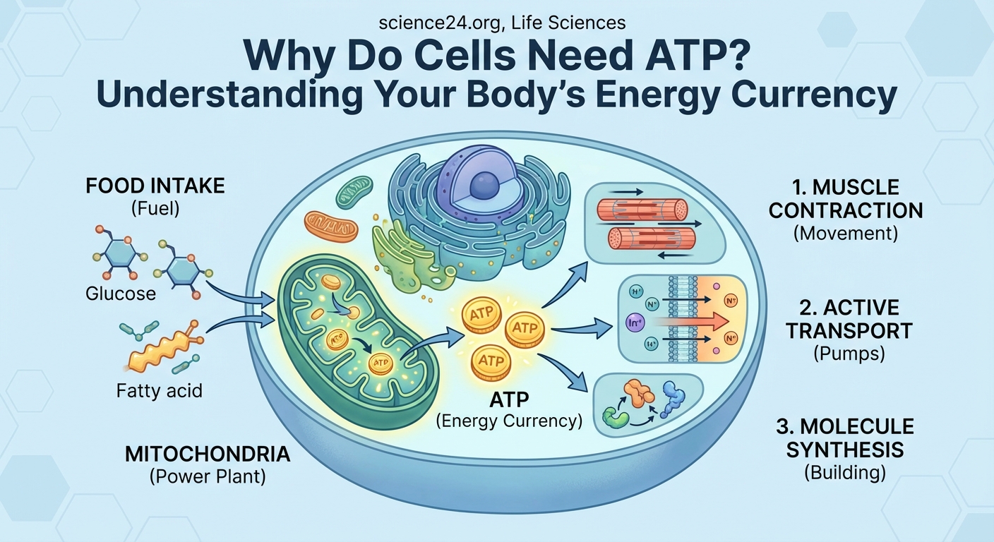Why Do Cells Need ATP? Understanding Your Body's Energy Currency - Illustration 1