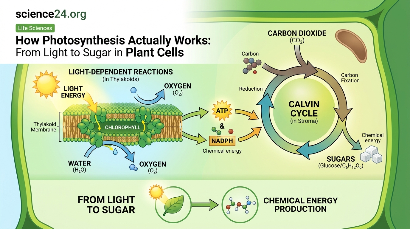 How Photosynthesis Actually Works: From Light to Sugar in Plant Cells — 1