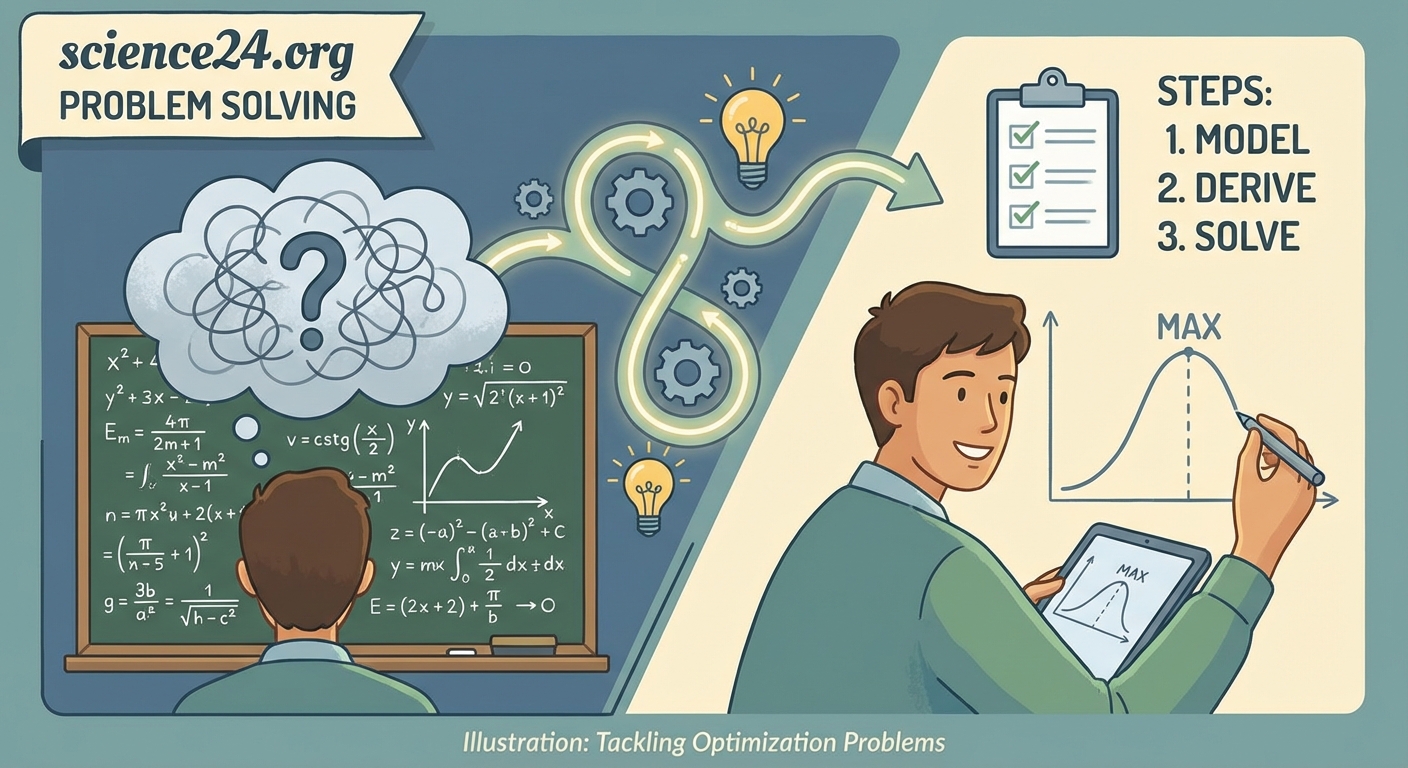 How to Tackle Calculus Optimization Problems Without Getting Stuck — 1