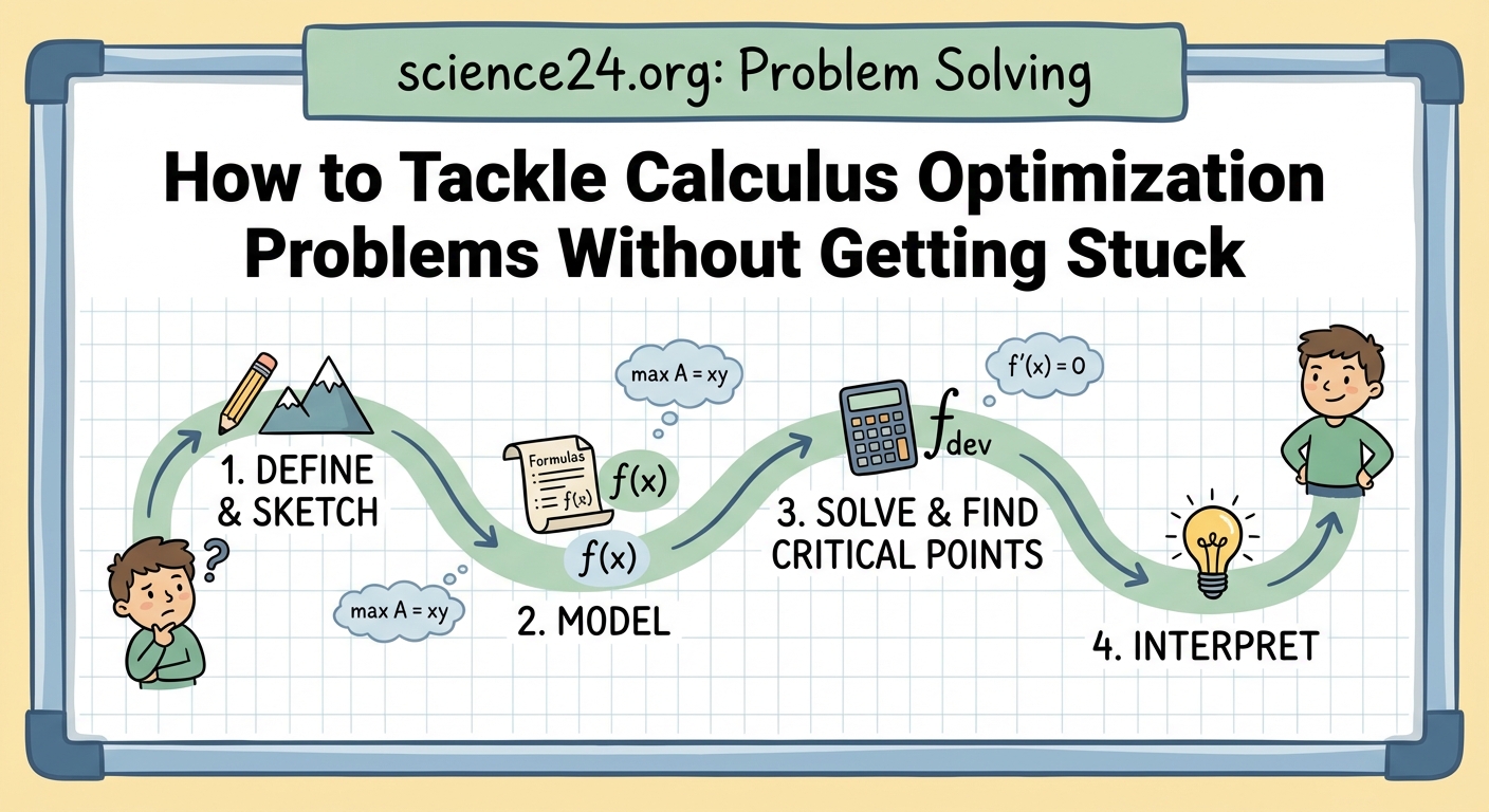 How to Tackle Calculus Optimization Problems Without Getting Stuck — 3