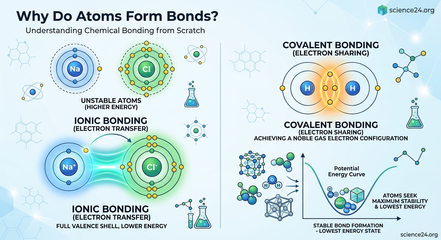 Why Do Atoms Form Bonds? Understanding Chemical Bonding from Scratch — 2