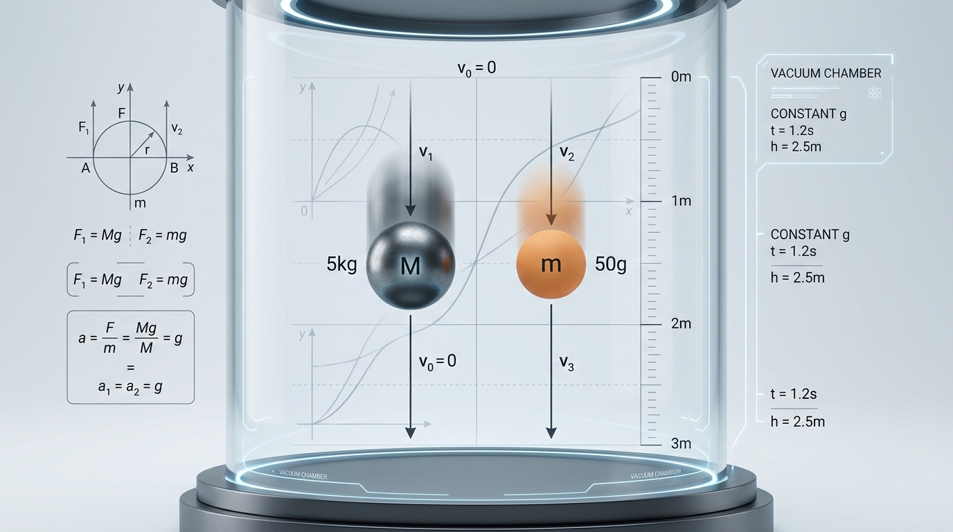 Why Objects Fall at the Same Rate Regardless of Mass
