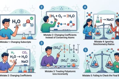 5 Common Mistakes Students Make When Balancing Chemical Equations