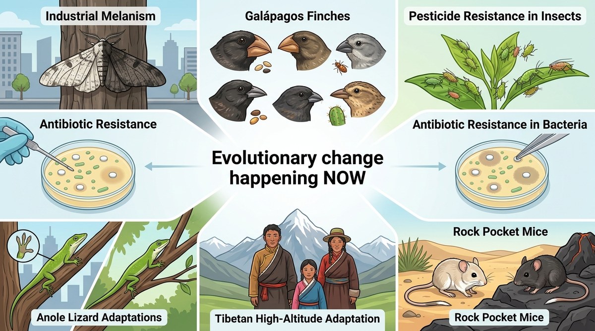 7 Fascinating Examples of Natural Selection in Action Today