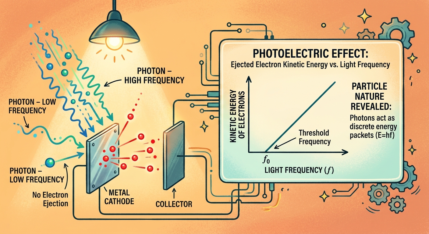 The Photoelectric Effect and What It Reveals About Light's Nature - Illustration 1