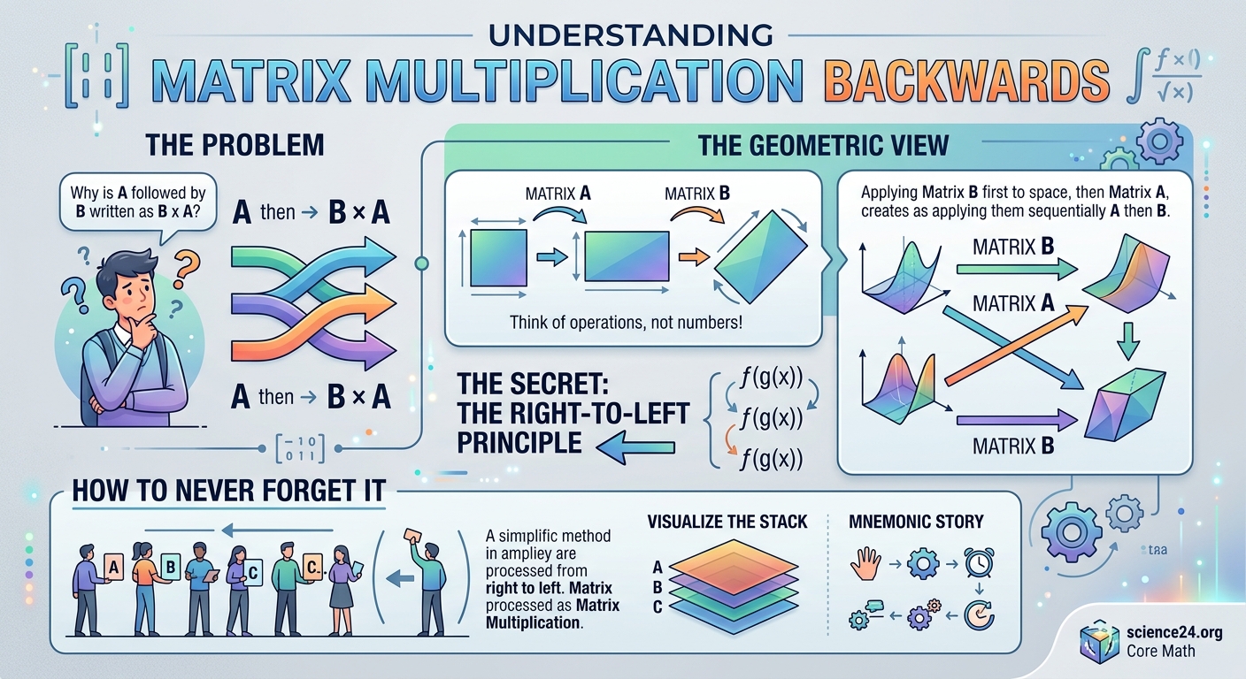 Why Matrix Multiplication Works Backwards and How to Never Forget It - Illustration 1