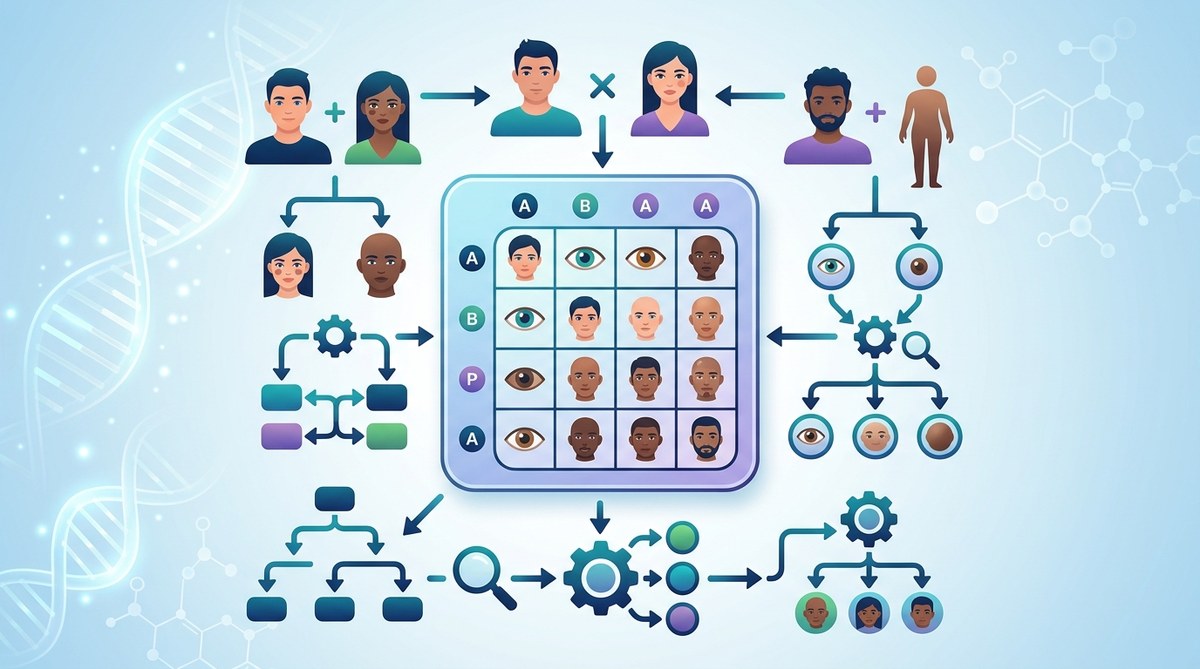 Breaking Down Genetics Punnett Square Problems for Complex Traits