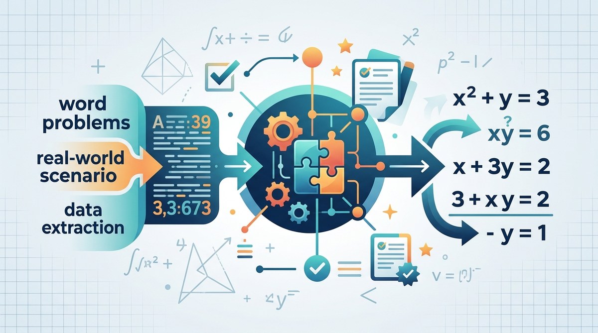 Converting Word Problems Into Equations: A Step-by-Step System for Standardized Tests