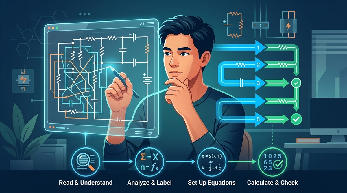 How to Approach Electric Circuit Problems When You Don't Know Where to Start