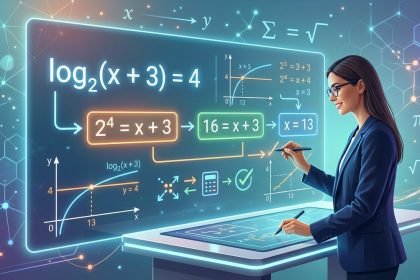 Solving Logarithmic Equations: A Visual Step-by-Step Strategy