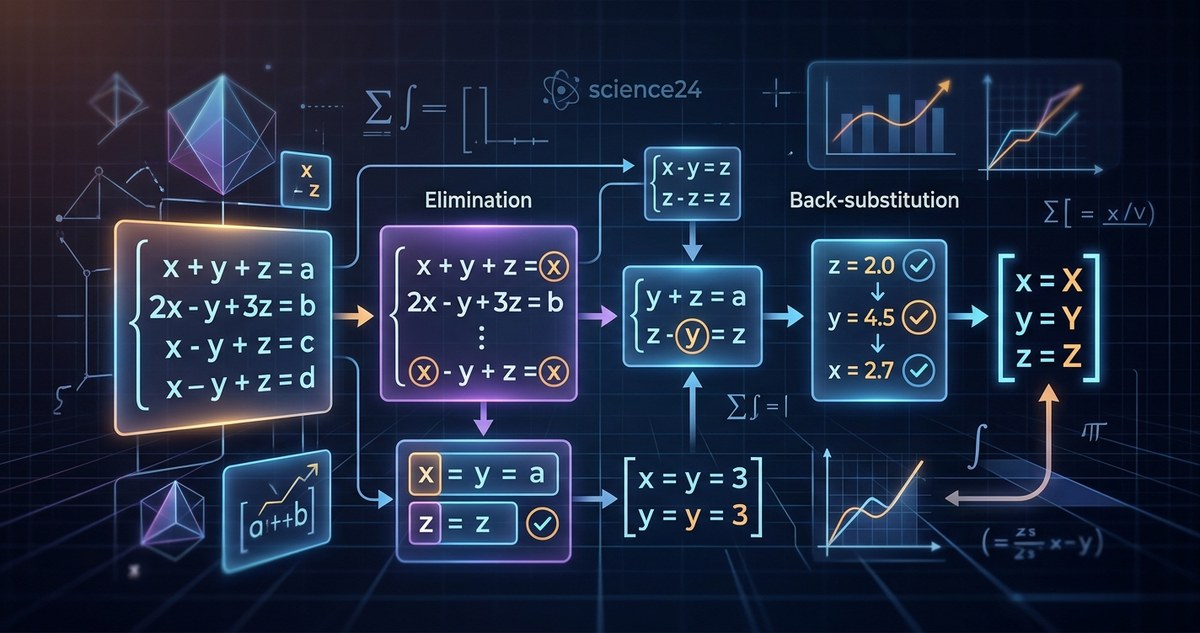 The Complete Method for Solving Systems of Equations in Three Variables