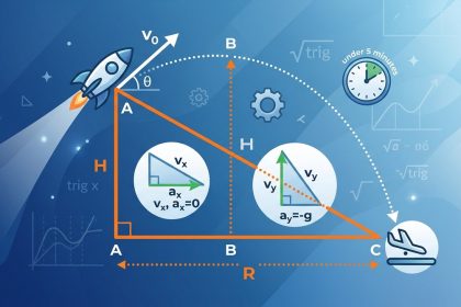 The Triangle Method for Solving Projectile Motion Problems in Under 5 Minutes