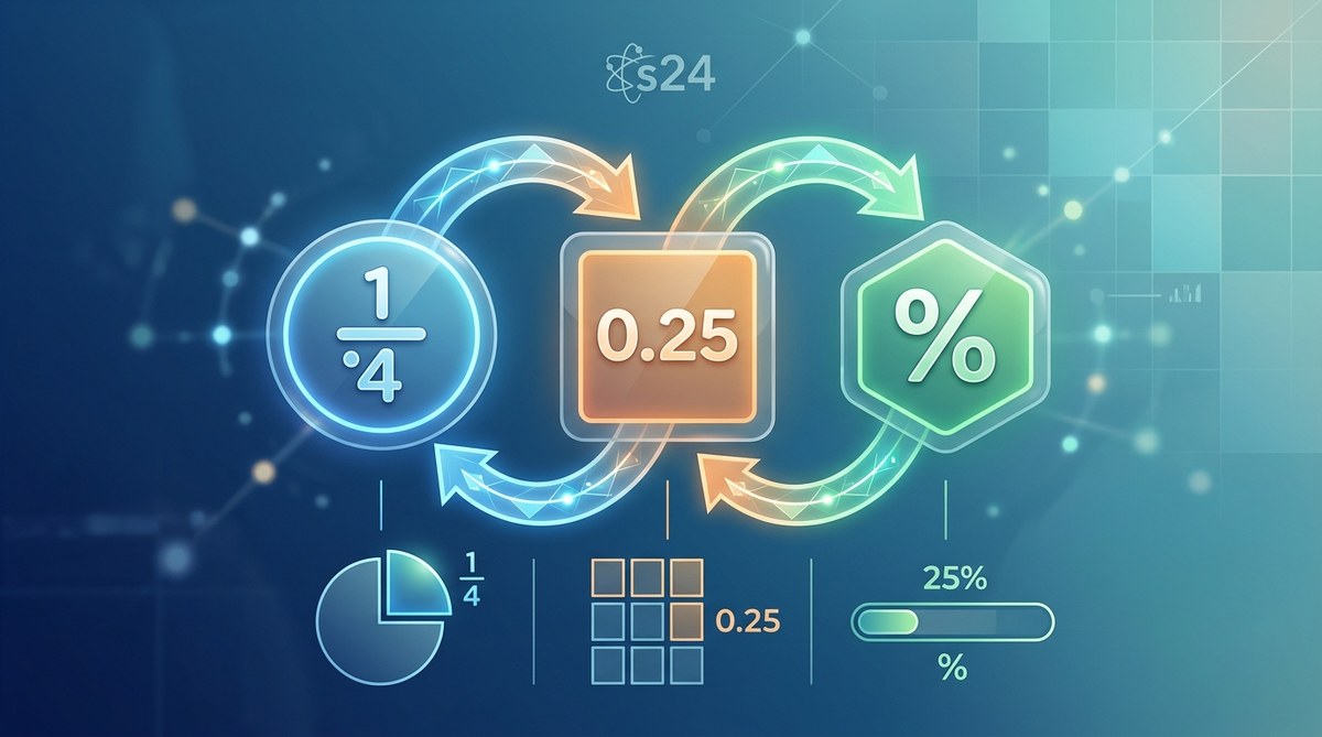 How to Convert Between Fractions, Decimals, and Percentages Without Confusion