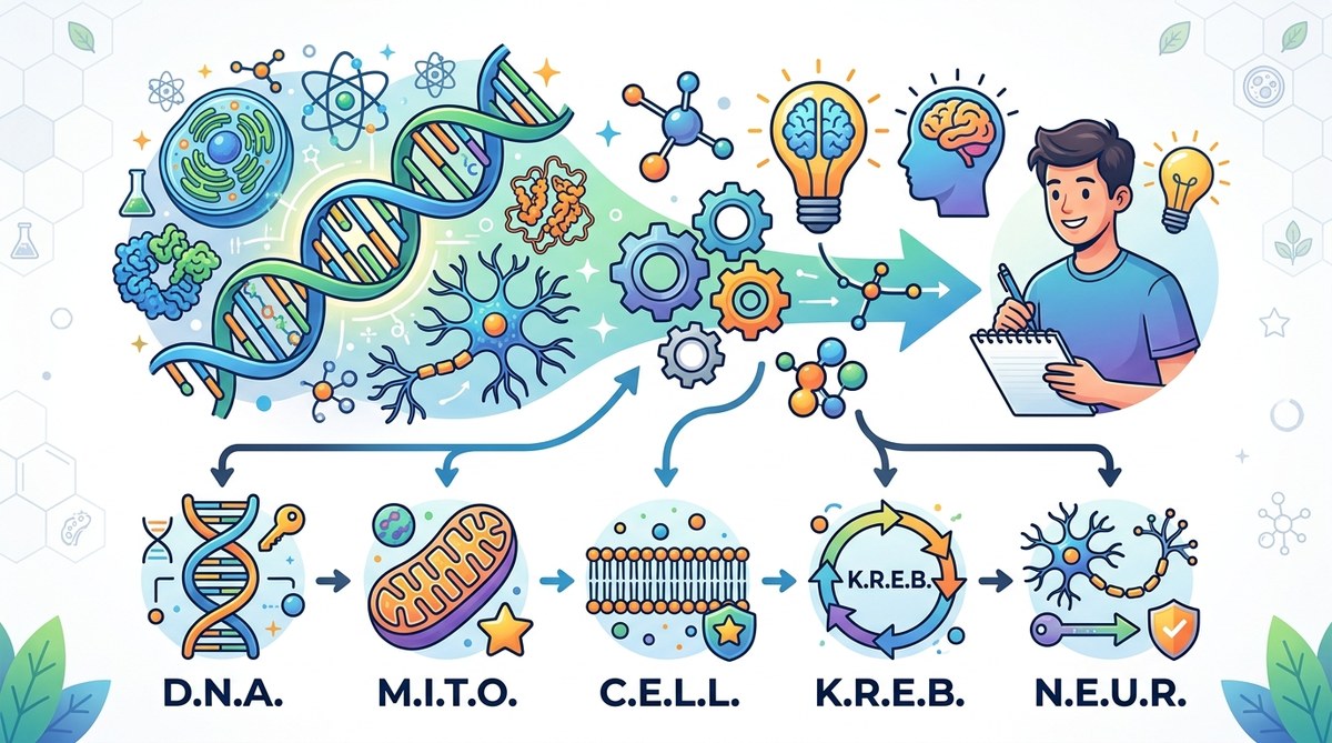 How to Turn Complex Biology Concepts into Easy-to-Remember Mnemonics