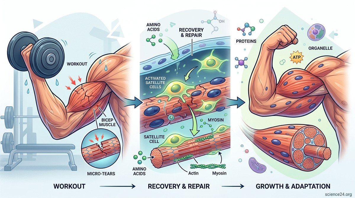 How Your Muscles Grow After a Workout