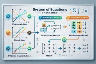 The Ultimate Cheat Sheet for Solving Systems of Equations