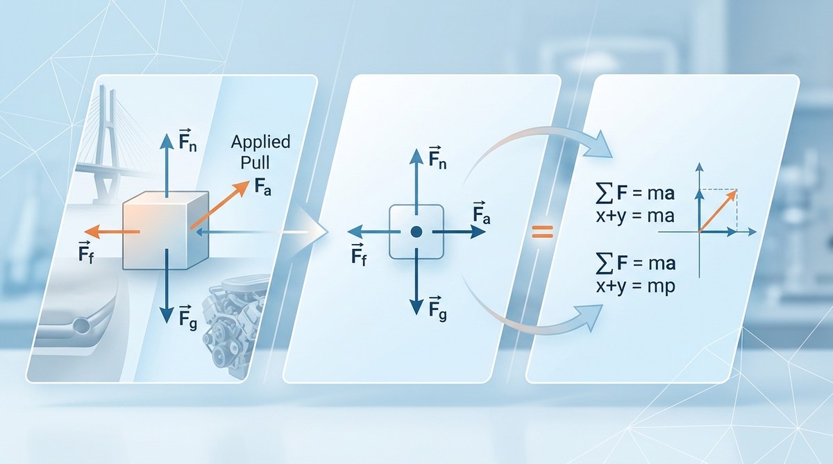 How to Use Free-Body Diagrams to Solve Any Force Problem