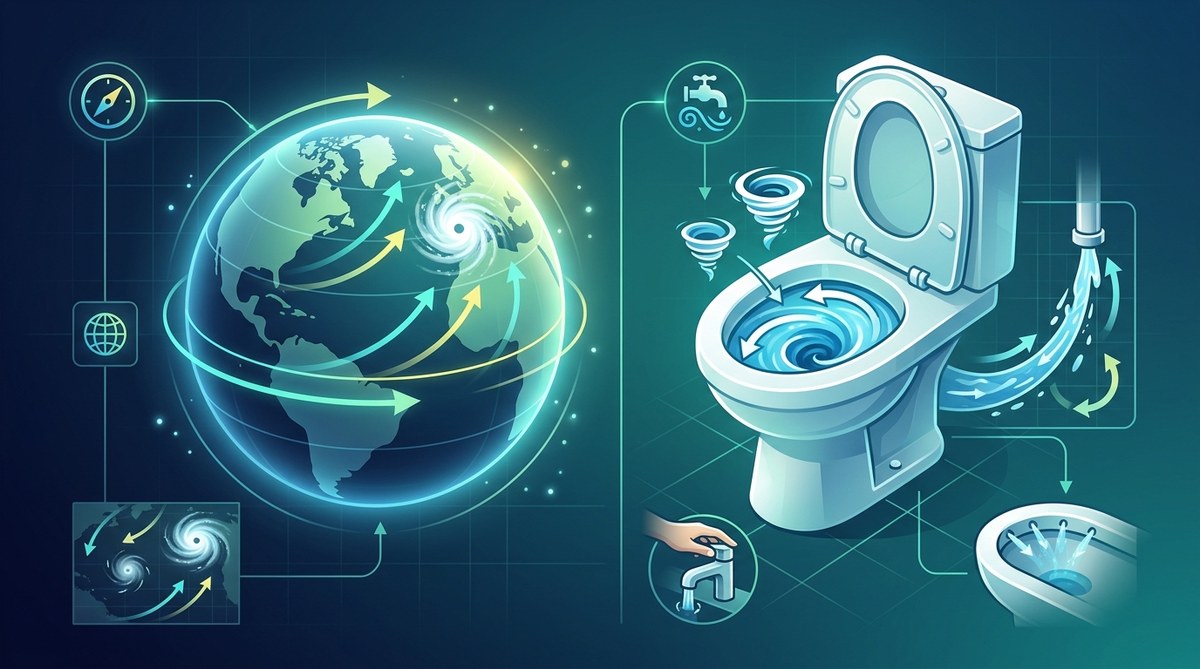 What Is the Coriolis Effect and Why Doesn't It Control Your Toilet Drain?